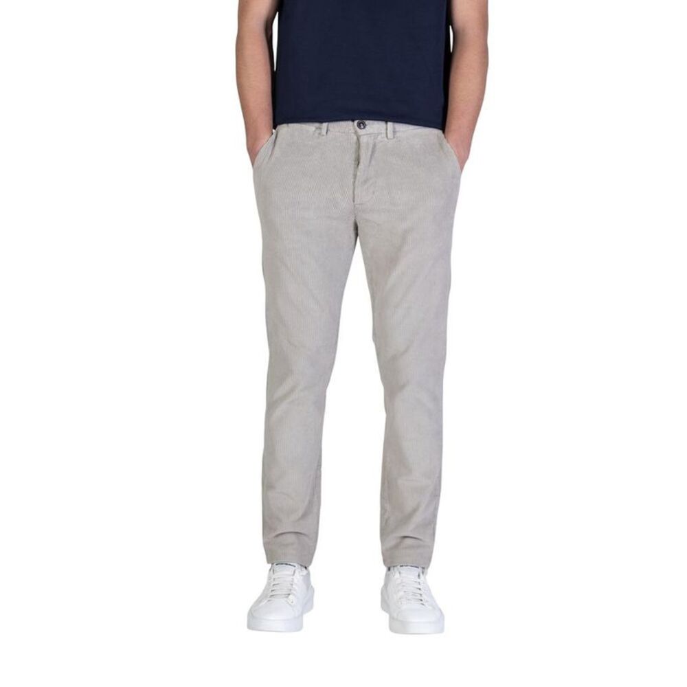 Borghese Gray Cotton Casual Men's Pants